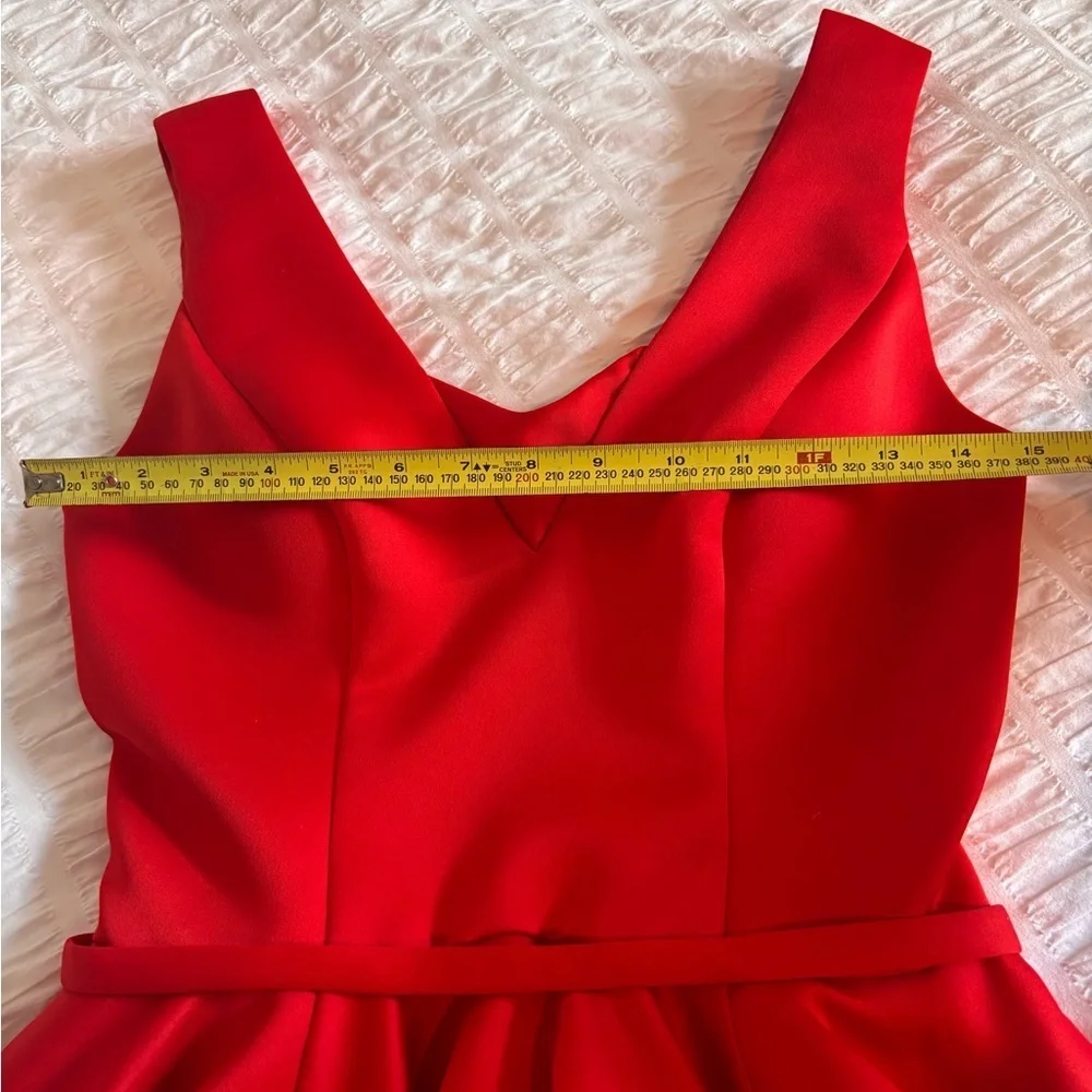 Terani Couture Red Fit and Flare Mini Dress - Picture 8 of 10